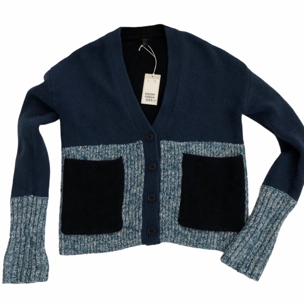 COS Color-Block Cardigan